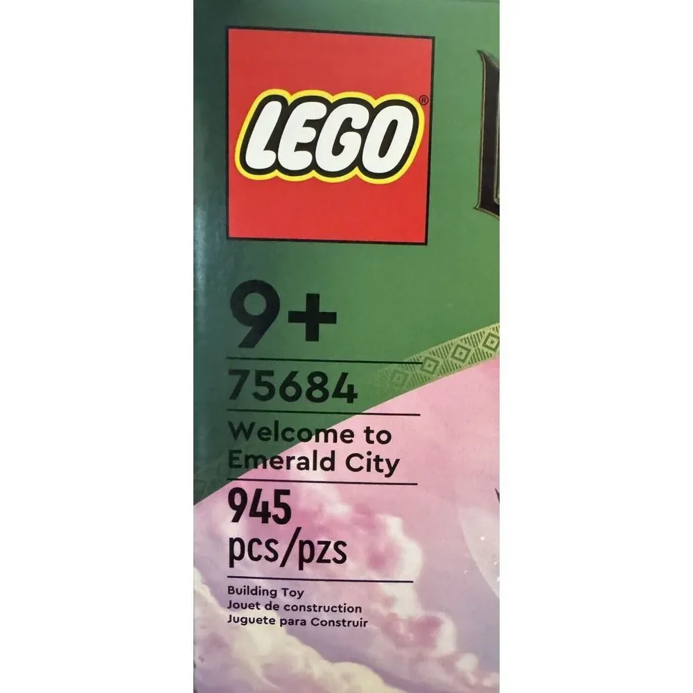 LEGO Wicked WELCOME TO EMERALD CITY 75684 Toy Building Kit Elphaba Glinda Oz New